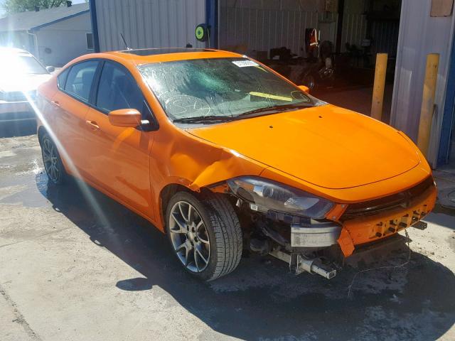 1C3CDFBB9ED868103 - 2014 DODGE DART SXT ORANGE photo 1