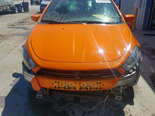 1C3CDFBB9ED868103 - 2014 DODGE DART SXT ORANGE photo 10