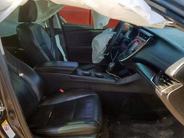 4T1BK1EB6GU199685 - 2016 TOYOTA AVALON XLE CHARCOAL photo 5