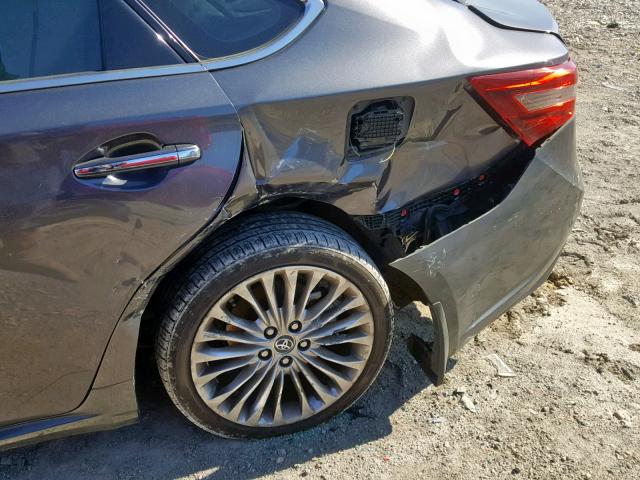 4T1BK1EB6GU199685 - 2016 TOYOTA AVALON XLE CHARCOAL photo 9