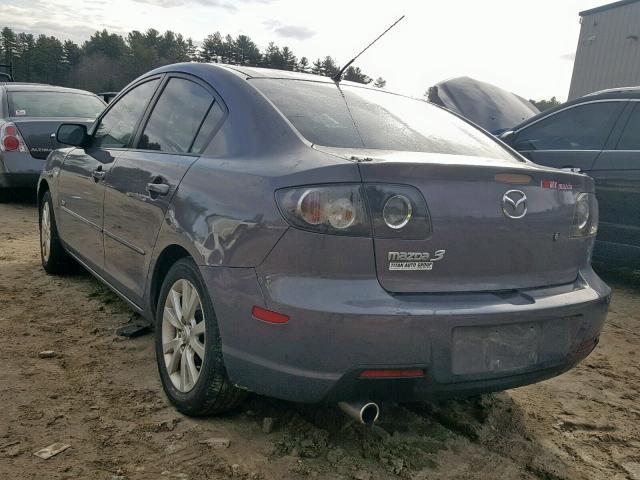 JM1BK324X71765841 - 2007 MAZDA 3 S BLUE photo 3