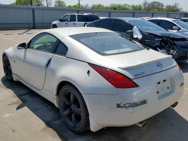 JN1AZ34D45M607899 - 2005 NISSAN 350Z COUPE WHITE photo 3