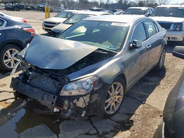 1G1ZK57B394185844 - 2009 CHEVROLET MALIBU LTZ BLUE photo 2