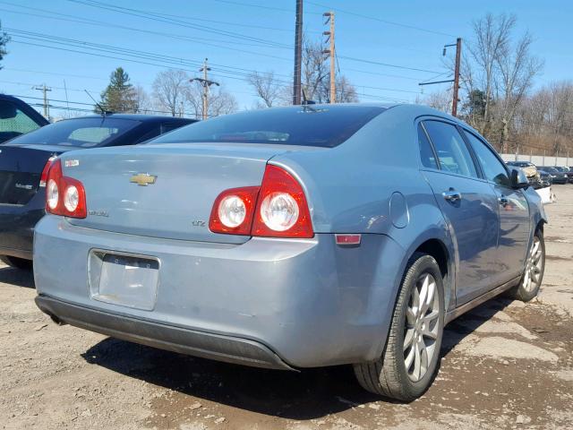 1G1ZK57B394185844 - 2009 CHEVROLET MALIBU LTZ BLUE photo 4