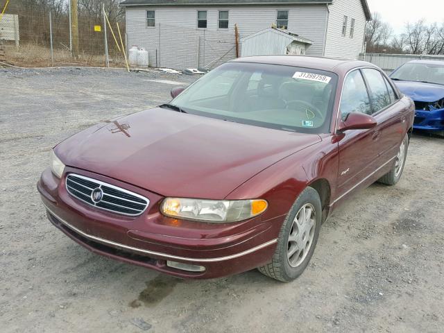 2G4WB52K5X1478389 - 1999 BUICK REGAL LS BURGUNDY photo 2