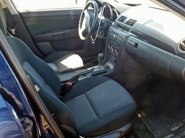 JM1BK32F281128865 - 2008 MAZDA 3 I BLUE photo 6