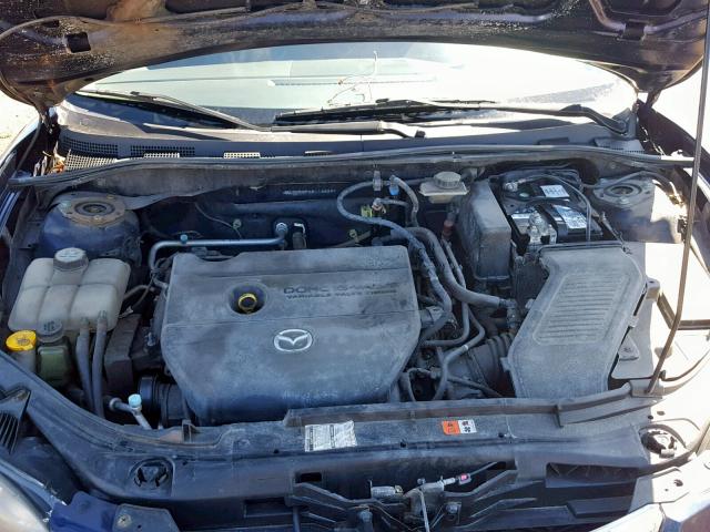 JM1BK32F281128865 - 2008 MAZDA 3 I BLUE photo 7