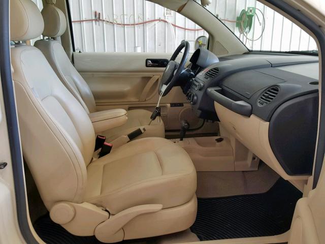 3VWRG31C48M505056 - 2008 VOLKSWAGEN NEW BEETLE ყვითელი ფოტო 5