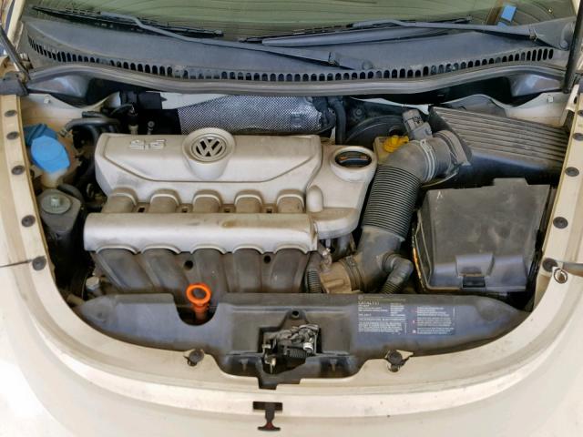 3VWRG31C48M505056 - 2008 VOLKSWAGEN NEW BEETLE ყვითელი ფოტო 7