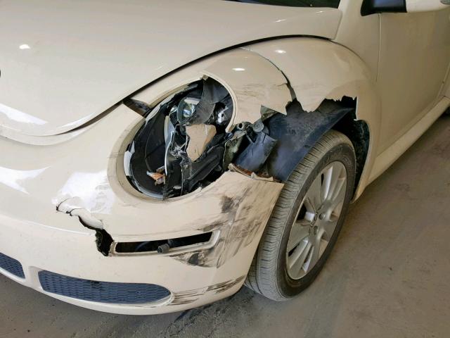 3VWRG31C48M505056 - 2008 VOLKSWAGEN NEW BEETLE ყვითელი ფოტო 9