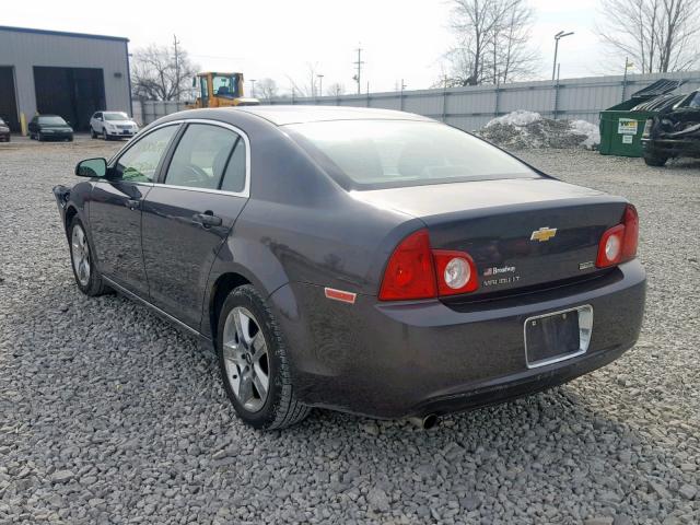 1G1ZC5E02AF274232 - 2010 CHEVROLET MALIBU 1LT გრაფიტი ფოტო 3