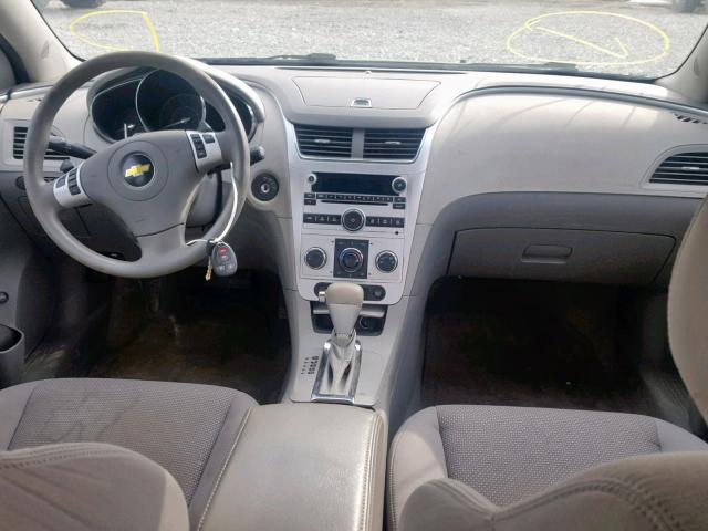 1G1ZC5E02AF274232 - 2010 CHEVROLET MALIBU 1LT გრაფიტი ფოტო 9