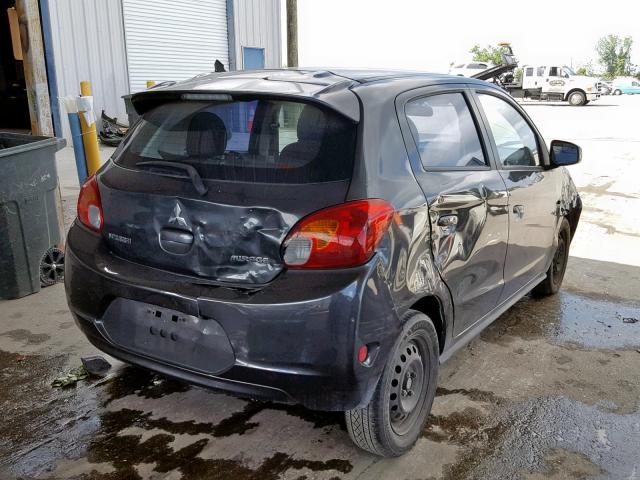 ML32A3HJ9EH006525 - 2014 MITSUBISHI MIRAGE DE GRAY photo 4