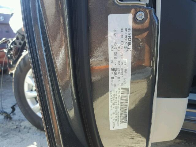 2C4RC1CG4JR158667 - 2018 CHRYSLER PACIFICA L CHARCOAL photo 10