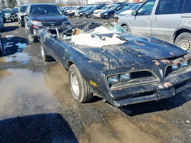 2W87Z7N189895 - 1977 PONTIAC FIREBIRD BLACK photo 1