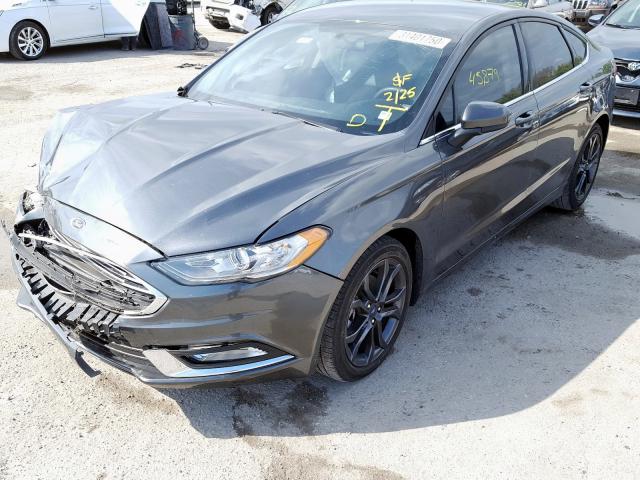 3FA6P0HD8JR148787 - 2018 FORD FUSION SE  photo 2