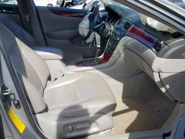 JTHBF30G430104161 - 2003 LEXUS ES 300 GRAY photo 5