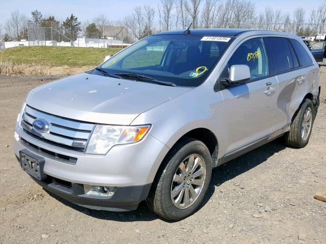 2FMDK4JC1ABB16945 - 2010 FORD EDGE SEL SILVER photo 2