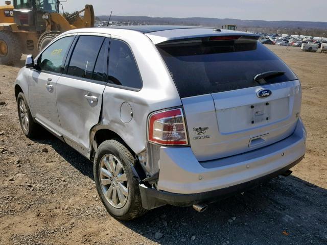 2FMDK4JC1ABB16945 - 2010 FORD EDGE SEL SILVER photo 3