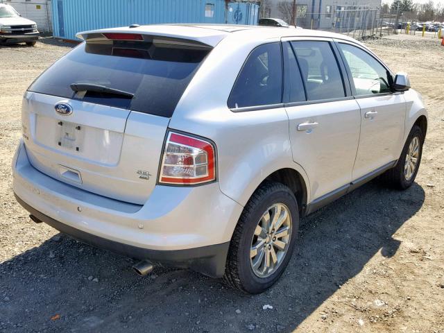 2FMDK4JC1ABB16945 - 2010 FORD EDGE SEL SILVER photo 4