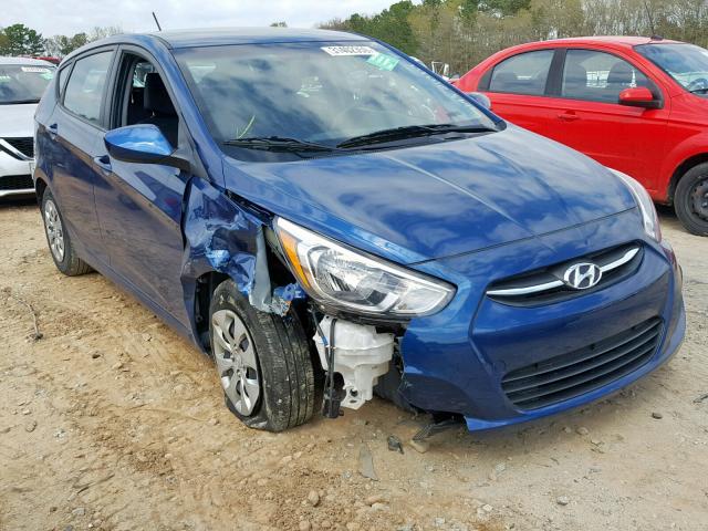 KMHCT5AE6HU331693 - 2017 HYUNDAI ACCENT SE BLUE photo 1