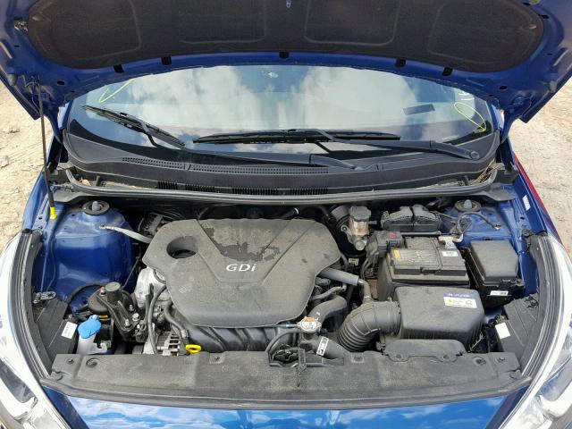 KMHCT5AE6HU331693 - 2017 HYUNDAI ACCENT SE BLUE photo 7