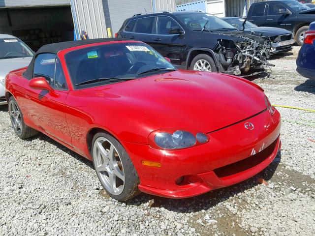 JM1NB354040407660 - 2004 MAZDA MX-5 MIATA RED photo 1