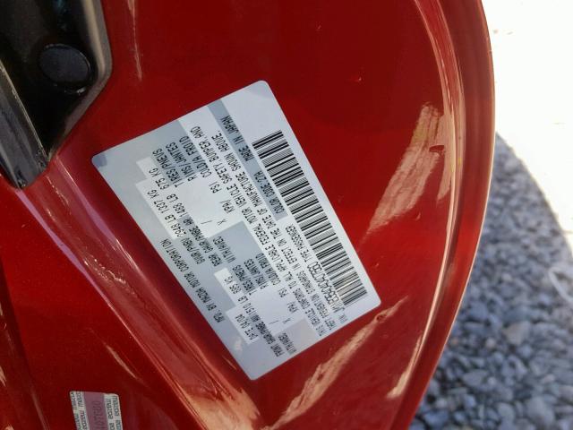 JM1NB354040407660 - 2004 MAZDA MX-5 MIATA RED photo 10