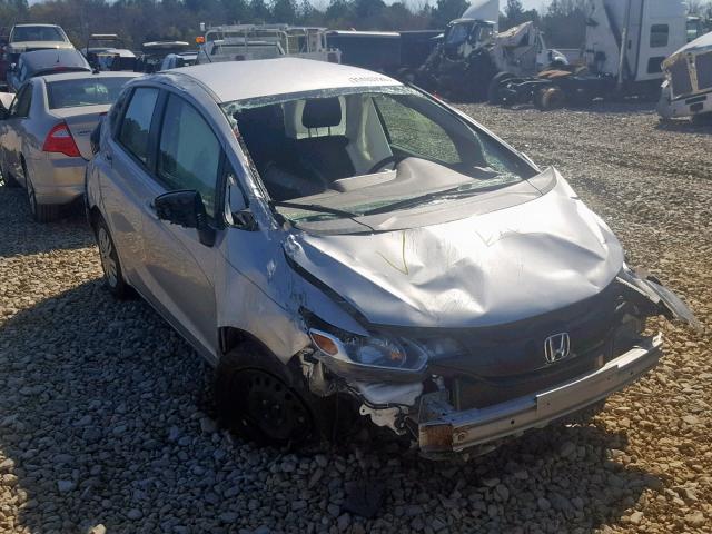 3HGGK5G56FM755555 - 2015 HONDA FIT LX GRAY photo 1