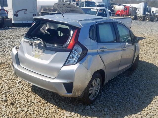 3HGGK5G56FM755555 - 2015 HONDA FIT LX GRAY photo 4