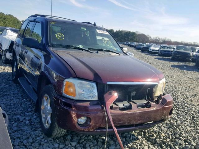 1GKDT13SX62313182 - 2006 GMC ENVOY MAROON photo 1