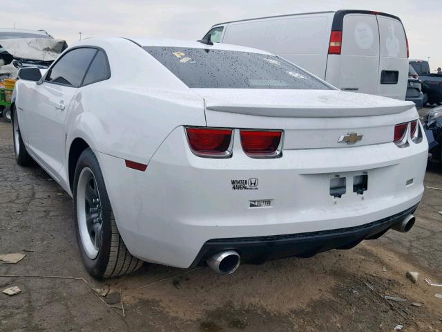 2G1FA1E39C9132421 - 2012 CHEVROLET CAMARO LS WHITE photo 3