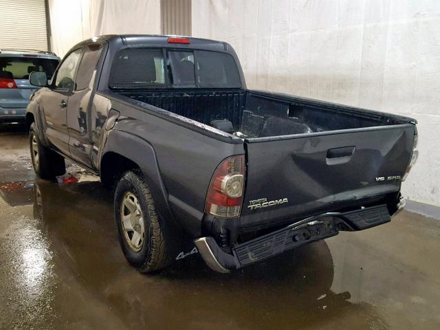 5TFUU4EN8BX006947 - 2011 TOYOTA TACOMA ACC CHARCOAL photo 3