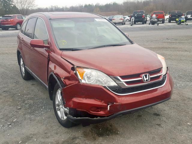 JHLRE4H71BC022269 - 2011 HONDA CR-V EXL MAROON photo 1