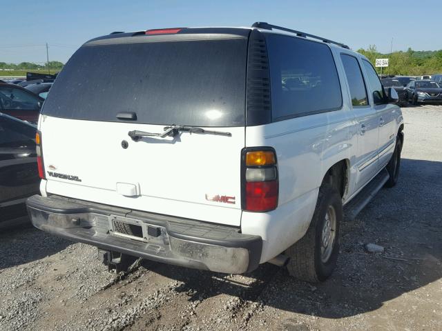 1GKEC16Z76J143642 - 2006 GMC YUKON XL C WHITE photo 4