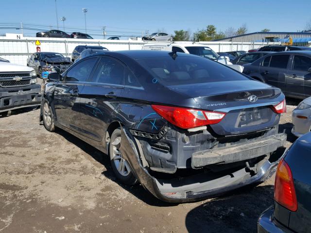 5NPEB4AC5DH547872 - 2013 HYUNDAI SONATA GLS BLUE photo 3