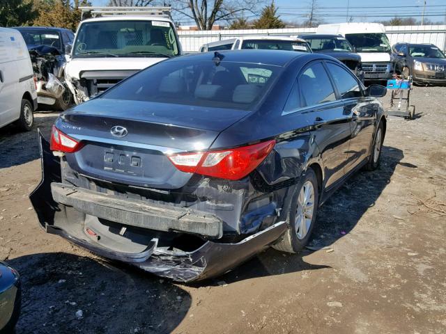 5NPEB4AC5DH547872 - 2013 HYUNDAI SONATA GLS BLUE photo 4