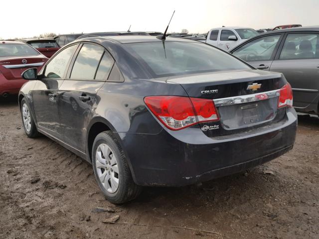 1G1PA5SH8D7240589 - 2013 CHEVROLET CRUZE LS BLACK photo 3