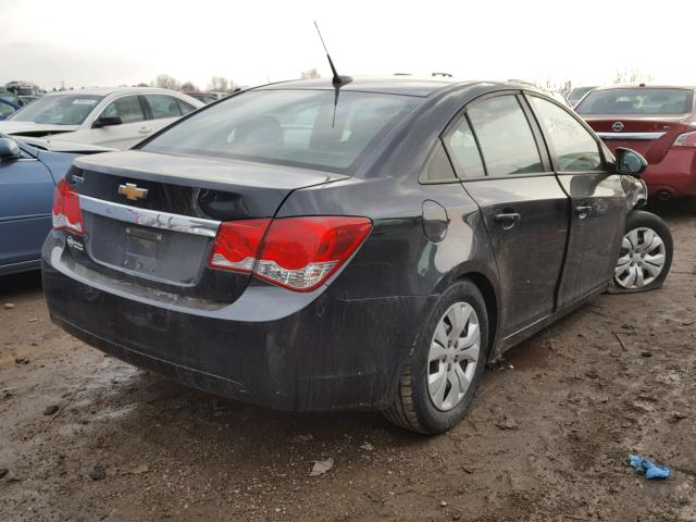 1G1PA5SH8D7240589 - 2013 CHEVROLET CRUZE LS BLACK photo 4