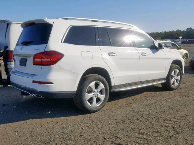 4JGDF6EE9HA863422 - 2017 MERCEDES-BENZ GLS 450 4M WHITE photo 4