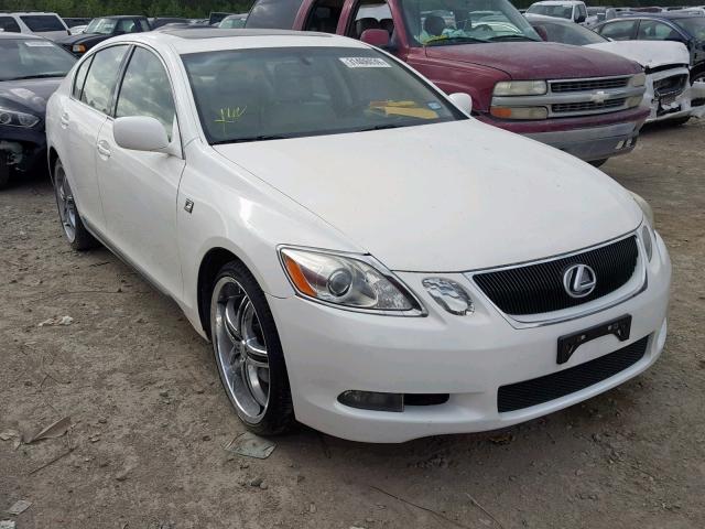 JTHCH96S360011360 - 2006 LEXUS GS 300 WHITE photo 1