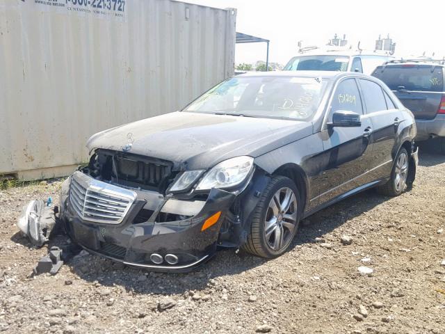 WDDHF5GB8BA263202 - 2011 MERCEDES-BENZ E 350 BLACK photo 2