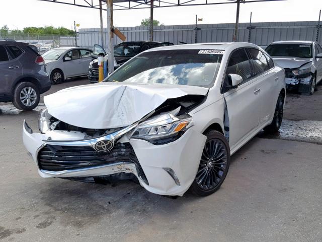 4T1BK1EB9HU246483 - 2017 TOYOTA AVALON XLE WHITE photo 2