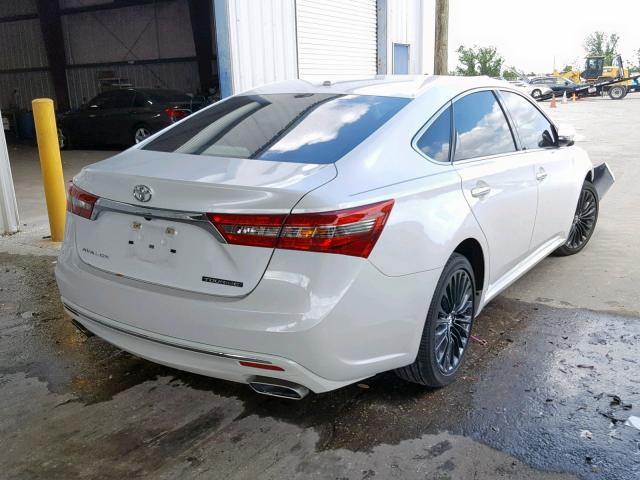 4T1BK1EB9HU246483 - 2017 TOYOTA AVALON XLE WHITE photo 4