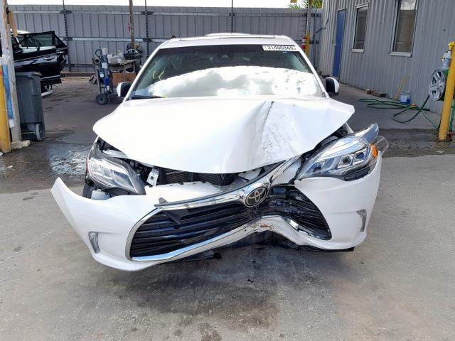 4T1BK1EB9HU246483 - 2017 TOYOTA AVALON XLE WHITE photo 9