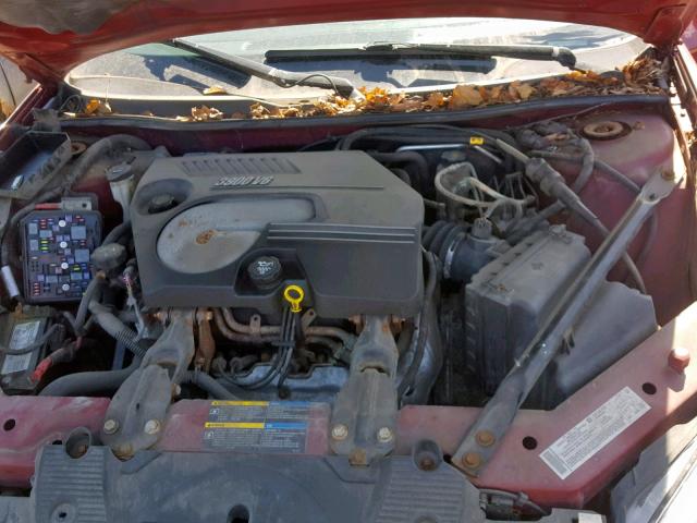 2G1WK151869226158 - 2006 CHEVROLET MONTE CARL MAROON photo 7