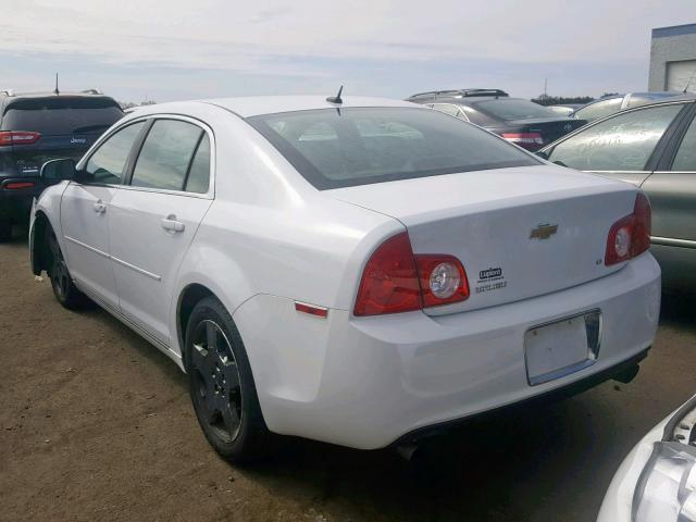 1G1ZJ577X9F189022 - 2009 CHEVROLET MALIBU 2LT WHITE photo 3