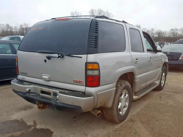 1GKEK63U65J217009 - 2005 GMC YUKON DENA SILVER photo 4