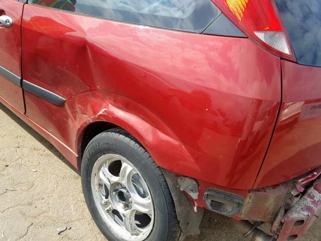 3FAFP31363R180157 - 2003 FORD FOCUS ZX3 RED photo 9