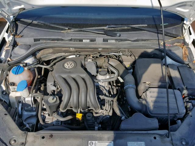 3VW2K7AJ2DM450137 - 2013 VOLKSWAGEN JETTA BASE WHITE photo 7